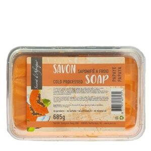 savon saponifié à froid papaye 685 gr feelnbeauty.com
