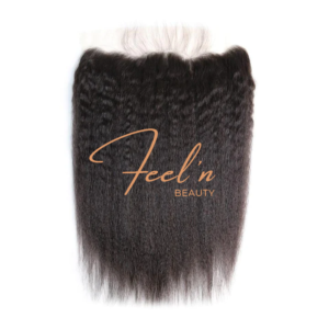 Closure Lace Frontale 13x4 Cheveux Vierges Kinky Lisse / Virgin Straight Kinky Hair (Brésilien 10A) feelnbeauty.com