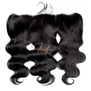 Closure Lace Frontale 13x4 péruvien Virgin cheveux ondulés Body Wave 100% naturels feelnbeauty.com
