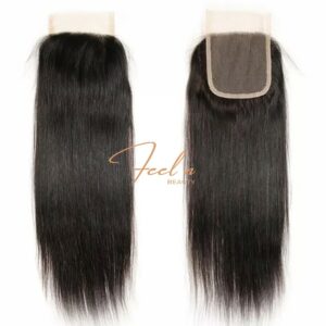 Closure lisse 13x4 péruvienne straight cheveux naturels 100% feelnbeauty.com