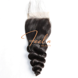 Closure 4x4 Cheveux Vierges Loose / Virgin Loose Wave Hair (Brésilien 10A) feelnbeauty.com