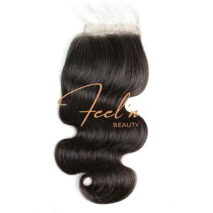 Closure 4x4 Cheveux Vierges Ondulée / Virgin BodyWave Hair (Brésilien 10A) feelnbeauty.com