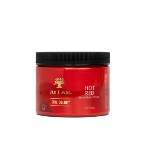 AS I AM - Curl Color Hot Red - Gel Colorant et Bouclant Rouge Vibrant 182 gr
