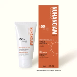 Crème Invisible SPF 50+ Nuhanciam haute protection solaire visage UVA UVB 50 ml.