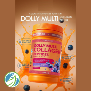 DSM - Dolly Multi Collagen - Poudre Alimentaire Peptides type I, II, III, V & X 900gr