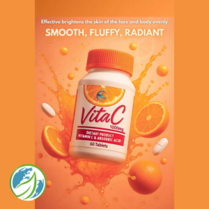 DSM - Vita C - Vitamin C & Ascorbic Acid 1000mg 60 tablettes