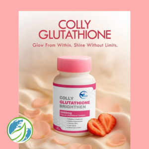 DSM Colly Glutathione Brighten 5000 mg - Complément alimentaire au L-Glutathion, Collagène & Vitamine C - 30 capsules