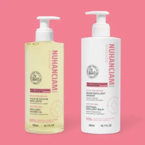 Nuhanciam – Duo Baume + Huile de Douche pour les Peaux à Tendance Atopique - 2 X 500ml