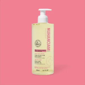 Huile de Douche Émolliente Lavante Nuhanciam pour peaux sèches, sensibles et à tendance atopique – flacon de 500 ml