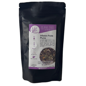 Infusion Poids Plume au thé vert, maté et pissenlit, une infusion drainante idéale pour accompagner un programme minceur et favoriser l'élimination naturelle.