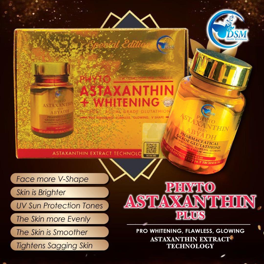 Phyto Astaxanthin Plus Abyadh – Astaxanthine Phyto Astaxanthin Plus Abyadh DSM astaxanthine complément beauté