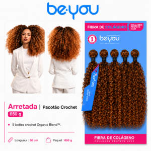Be You Hair Arretada Pacotão Crochet Collagène 650 g 50 cm